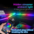 18 / 22 In 1 Streamer Car Ambient Lights RGB 213 64 Color LED Interior Rainbow Acrylic Strip Symphony Remote Atmosphere Lamp Kit
