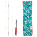 1.5M FUJI Trout Fishing Rod Glass Fibre Squishy CASTING Fishing Rod Top Outdoor Gear with Solid Wood Handles