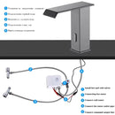 Smart Sensor Bathroom Basin Faucet Intelligent Black Automatic Sense Brass Cold Hot Water Mixer Waterfall Crane Deck Mount
