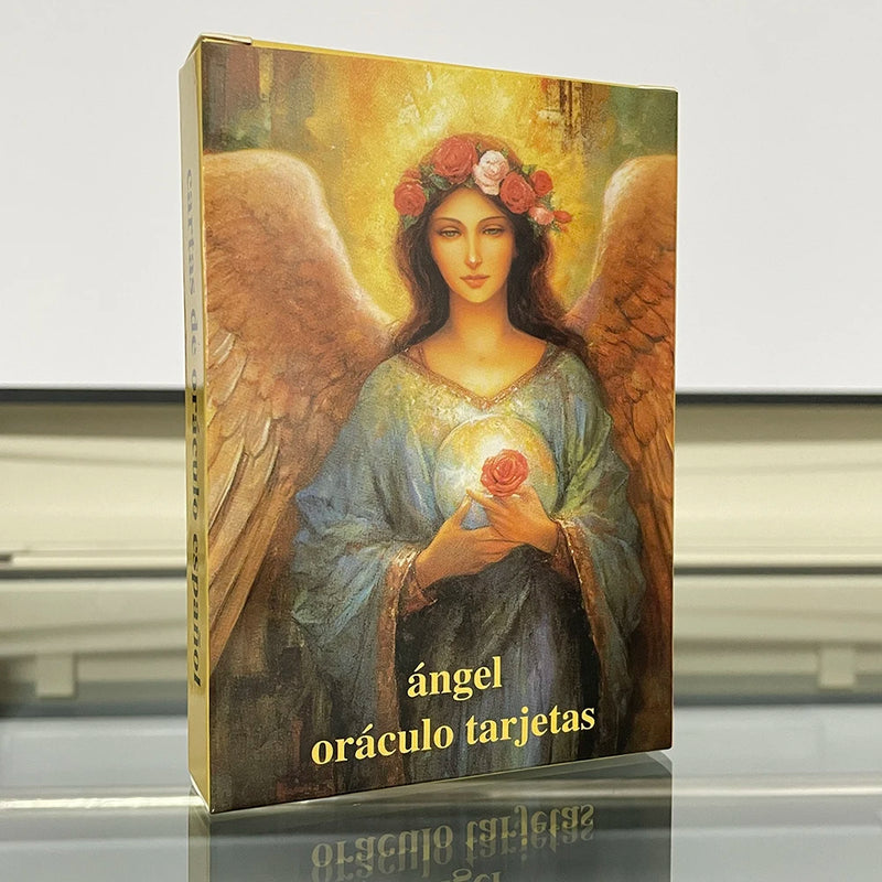 Oracle in Spanish Version Oraculo Beautiful 44+1 Decks Fortune Telling Tarot with Meaning on the Cards Tips Angels