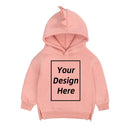 Kids Baby Girl Boy Customized Sweatshirt Add Your Text Image Long Sleeve Cotton Fleece Toddler DIY Pullover Hoodie Tops Clothes