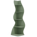 Tribesigns Corner Shelf, Modern 5-Tier Wall Corner Bookshelf, Stylish Corner Small Bookcase Storage Rack Plant Stand