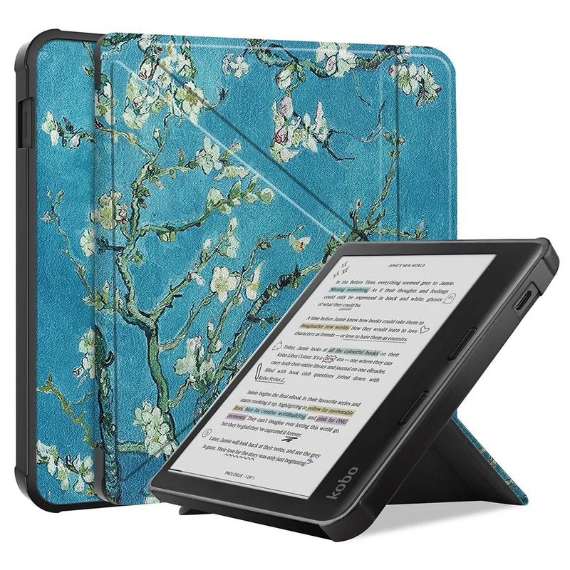 Auto Sleep/Wake Funda For Kobo Libra Colour 2024 7" eBook Smart Cover Magnetic Case with Soft TPU Back Shell