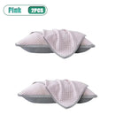 1-4PCS 48x74cm Ice Bean Pillowcase Summer Cooling Solid Color Cool Touch Fabric Washable for Air Conditioning Room
