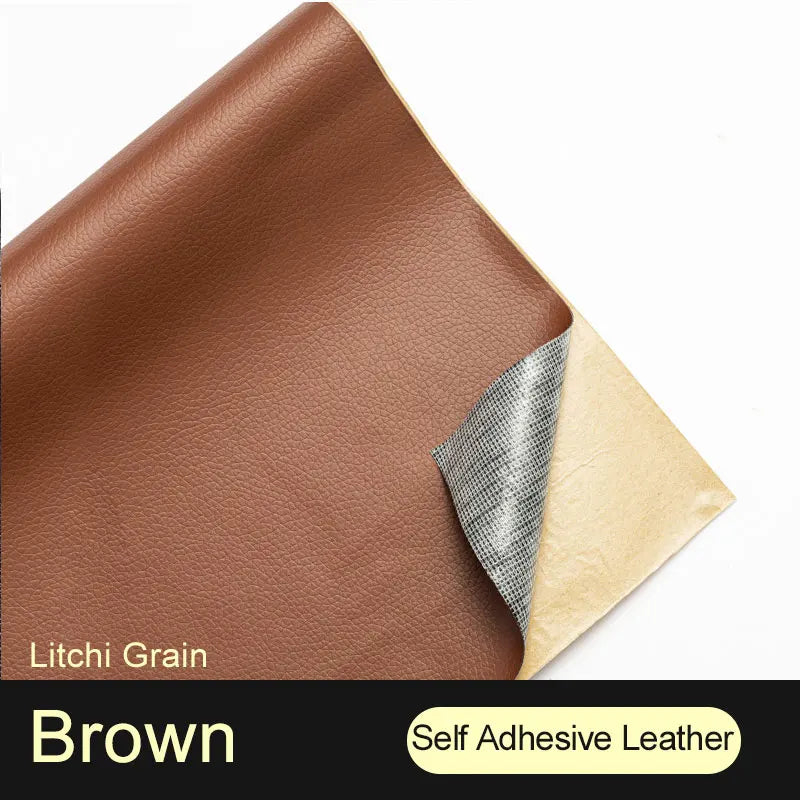 Leather Repair Patch Self-Adhesive Leather Tape DIY Upholstery Vinyl Sticker for Couches Sofa Furniture Car Seats Bags Jackets