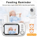 Cdycam New 3.5 inch Wireless Video Baby Monitor Night Vision Temperature Monitoring 2 Way Audio Talk Baby Nanny Security Camera