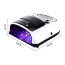 2IN1 Nail Lamp Vacuum Cleaner Strong Suction 186W Professionals Uv Led Nail Lamp Gel Polish Drying Lamp Dust Collector Manicure