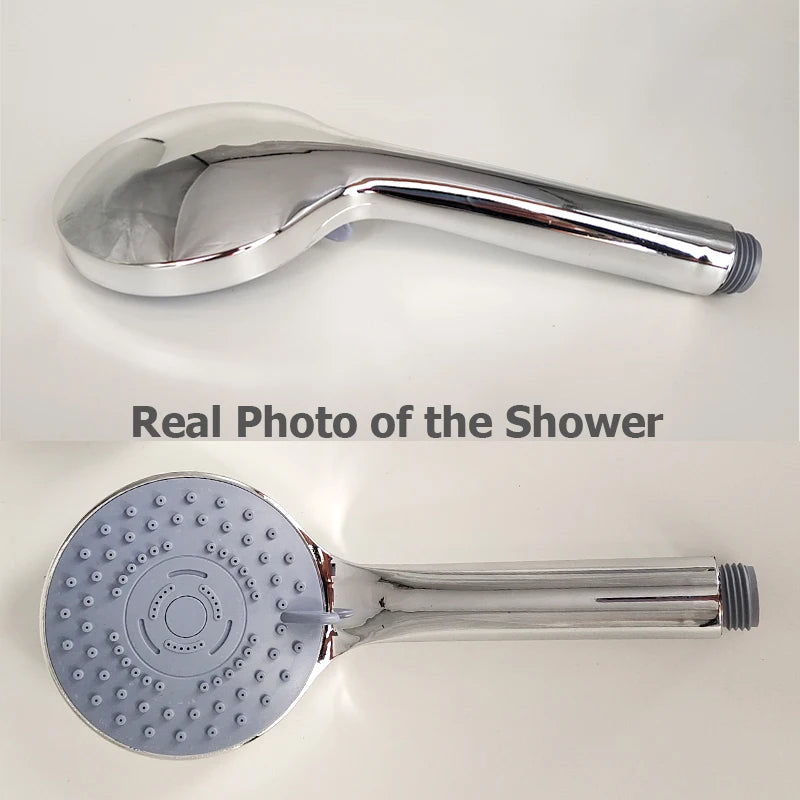 Zloog ABS 5 Modes Adjustable Shower Head Handheld Rainfall Sprinkle High Pressure Shower Nozzle Bathroom Accessories