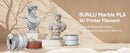 SUNLU High-Speed PLA Marble Filament 1.75mm +/- 0.02 mm 1kg Spool (2.2lbs) High Speed Printing Filament Fit Most FDM Printer
