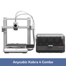 ANYCUBIC Kobra 4/Kobra 4 Combo 600mm/s Fast Printing 3D Printer Up to 8 Colors ACE 2 Pro Filament Drying APP Control 3D Printer