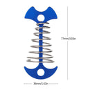 1/5Pcs Adjustable Plank Floor Spring Fishbone Anchor Tent Pegs Buckle Outdoor Awning Deck Stakes Fixed Nails Camping Tent Hooks