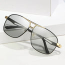 New Men's Polarized Sunglasses Men Photochromic Metal Sun Glasses Driving Fishing Outdoors Day Night Eyewear UV400 Oculos De Sol