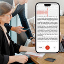 ChatGPT AI Voice Recorder APP Control AI Record Translation Device LED Indicator Intelligent Voice Recorder for Business Travel