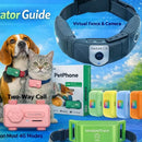 4G Pet GPS Tracker Smart Wearable Collar for Dogs Cats Real-Time GPS Wi-Fi Location Tracking IP67 Waterproof  No subscription