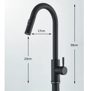 Pull Down Kitchen Sink Faucet Pull Out Two Function Single Handle Hot and Cold Water Mixer Taps Deck Mounted