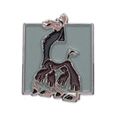 Magic Wizard Potion Red Skull Brooch Custom Dark Black Punk Metallic Badge Enamel Pin Halloween Medal Jewelry Wholesale