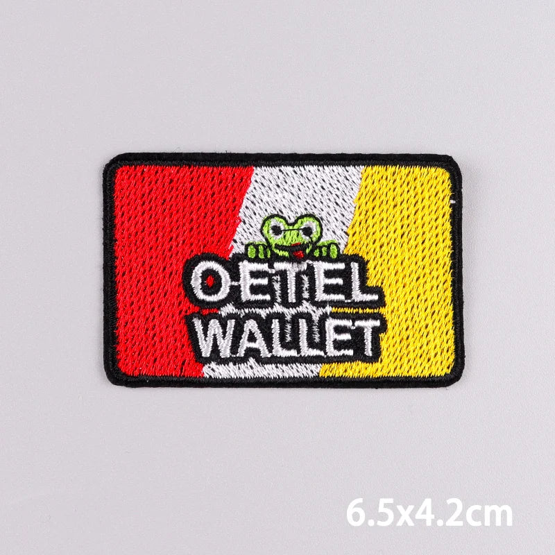 2024 Netherland Oeteldonk Emblem Embroidery Patches For Clothes Carnival Frog Iron On Patch Thermoadhesive Patch For Gift DIY