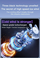 Portable Air Circulator Fan 1200mAh Desktop Rechargeable Fan 100-speed Wind Angle Adjustable for Home Outdoor Travel with Timing