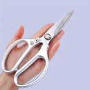 1pc Multi-Purpose Stainless Steel Kitchen Shears - Heavy-Duty Poultry Scissors with Comfortable Aluminum Alloy Grip for Food Pre