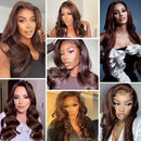 The Chestnut Veil | 13x6 HD Lace Front Body Wave Wig, 18 to 46 Inches
