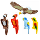 MOC City Animal Zoo Fram Accessories Building Block Figures Goat Sheep Eagle Owl Panda Parrot Seagull Penguin Bricks Toy Gift