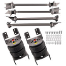 Uni. 4 Link Rear Suspension Kit with 2500 Air Suspension Bag Triangulated Mounts