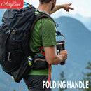 900ml Portable Car Cup Stainless Steel Thermos Cup with Straw Travel Sports Water Bottle With Handle Cover Coffee Vacuum Flask