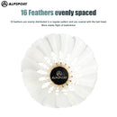 ALP SSS-04 12PCS/1 tube White duck feather Badminton Designed for sports training. Recreational training
