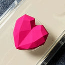Cute 3D Love Heart Phone Socket Holder Grip Tok Bracket For iPhone Samsung Universal Accessories Folding Finger Stand Griptok