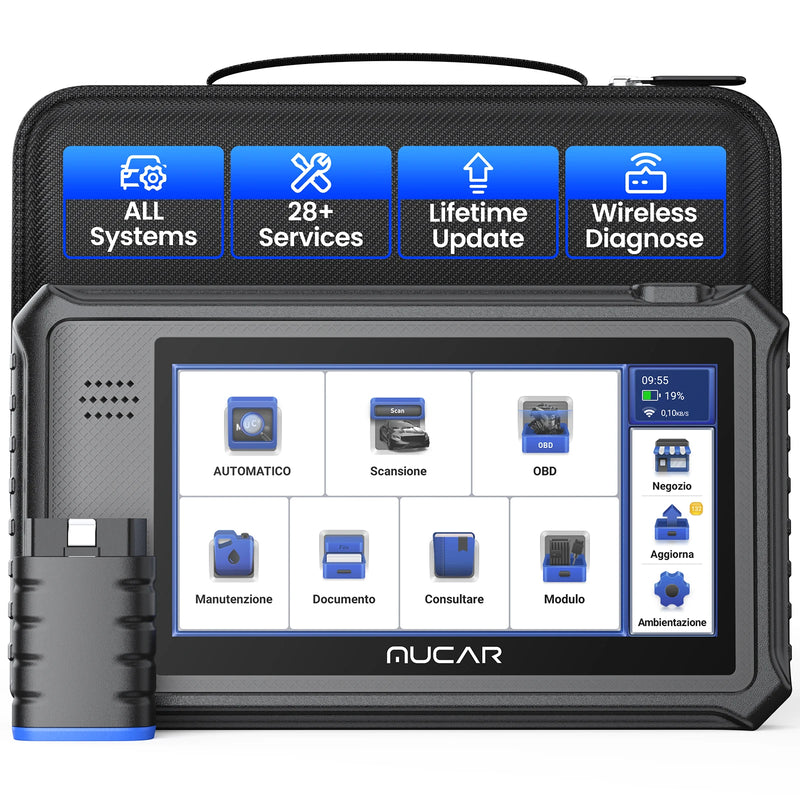 MUCAR VO6 Car Diagnostic Tool 28 Reset Lifetime Free Bidirectional Scan Tool All Systems Diagnosis Auto OBD2 Scanner