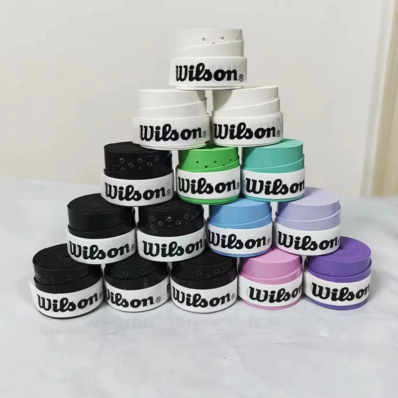 Original WILSON tennis overgrip tennis racket grip PU sweatband tenis grip padel beach tennis grip badminton overgrip 60pcs