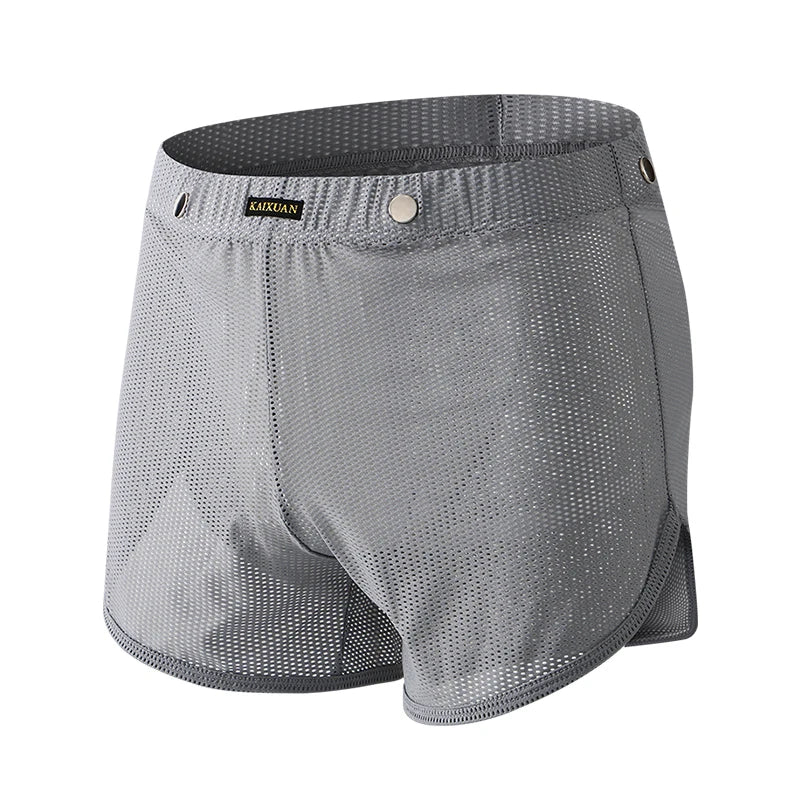 Men's Underwear Mesh Loose Arrow Pants Breathable Athletic Shorts Men's Pants Pantyhose Boxer Shorts