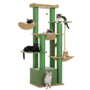 Big Cat Tree for Large Cats Robust Cat Tower with Several Levels Cat House Climbing Tree with Hammock 11 Sisal Posts Large Perch
