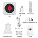 Portable CD Player Bluetooth Speaker LED Screen Wall Mounted Music Player FM Radio 3.5mm Stereo CD Players With Remote Control