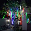 LED Meteor Shower Rain Street Garland Festoon Light Garland Waterproof for Christmas Decorations Navidad Room Decor Aesthetic