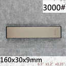 Widened diamond sharpening stone compatible with fixed-angle sharpener for kitchen knives and outdoor tools, portable sharpening