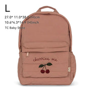 KS Baby Rucksack 2024 Neue Kinderschultasche Kindergartentaschen Marke Reisen Mama Kirsche Zitrone Kinder Jungen Mädchen Aufbewahrung