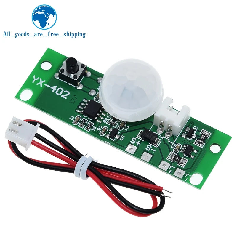 3.7V Human Infrared Induction Solar Light Circuit Board Solar Wall Lamp Control Board 3 Gear Modes PIR Sensor Module Controller