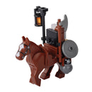 MOC Medieval Castle Building Blocks kit Tent Campfire Siege Car Hanging Cage Trial Bench Guillotine Weapon Toys Gifts Mini Brick