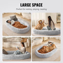 SucceBuy Orthopedic Human-Sized Dog Bed with Washable Fur Cover