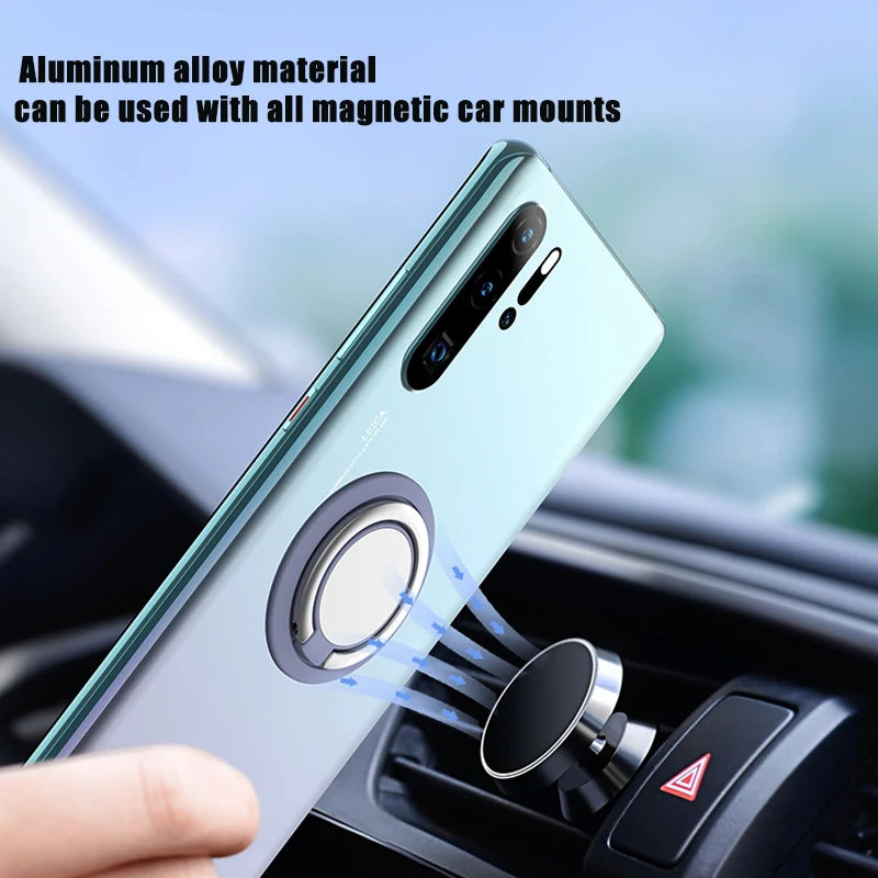 Finger Ring Holder Stand Grip Tok 360 Degrees Rotating Suitable For Phone Magnetic Car Phone Holder Portable Foldable Pop Socket