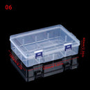 Multi Styles Small Square Clear Plastic Storage Box For Jewelry Diamond Embroidery Craft Bead Pill Home Storage Organization