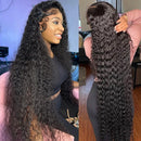 30 40 Inch Deep Wave Lace Front Wig 13x6 Hd Lace Frontal Wig 13x4 Curly Human Hair Wigs For Women Water Wave PrePlucked Lace Wig