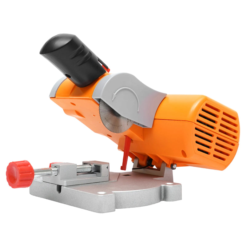 7800R/Min Cut-off Saw, Adjustable 45 Degree Cutting Tool, Mini Benchtop Cut-off Chop Saw for Wood&Plastic&Stone