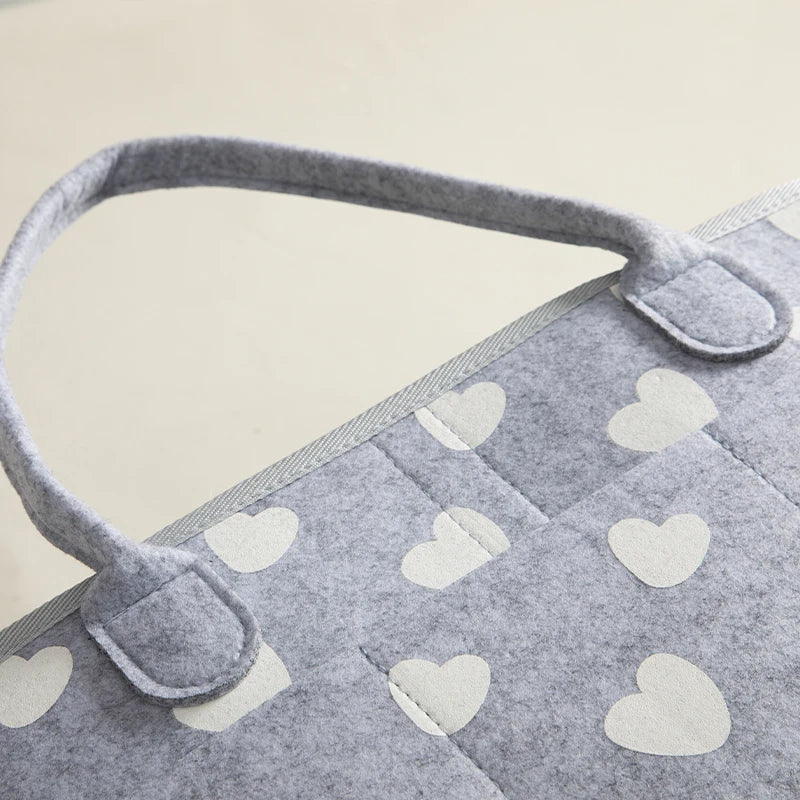 Baby Diaper Organizer Multi-function Infant Nursery Bag Nappy Caddy Bags Portable Baby essentials Storage Handbag for Mom