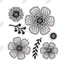 New 2025 February Spring Tiny Butterflies Flower Bouquet Scalloped Pierced Rectangle DIY Scrapbooking Diary Make Easter Gift Box