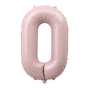 32/40inch Light Pink Blue number balloons Foil Balloon Birthday Balloons Party Baloon 0 1 2 3 4 5 6 7 8 9 globos Balls