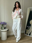 The Meridian Set | Cropped Zip Jacket and Wide Leg Trouser Set