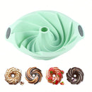 Silicone Cake Pan, Non-Stick Silicone Cake Mold for Homemade Cake and Bread Cake Molds Baking Large Silicone Molds Cakes