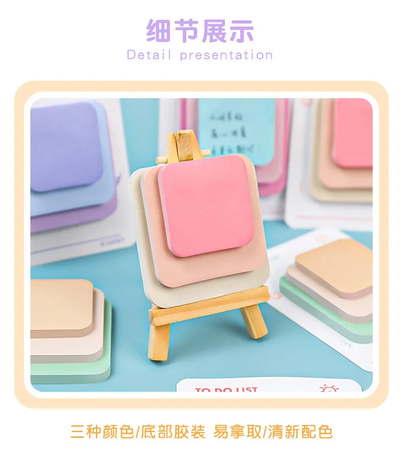 Cute Note, Color High-value Ins Wind Note Paper, Student Message N Times, Sticky Note Pad  Stationery  Kawaii